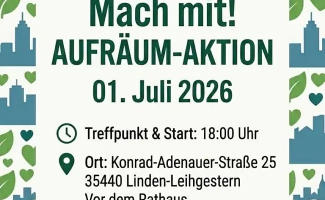 Linden glänzt – Mach mit! Aufräum- und Müllsammelaktion